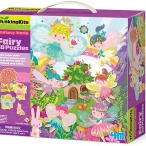 Gran y colorido puzzle 3D con princesas y escenas de palacio. ¡La imaginación de los peques volará sin límites!