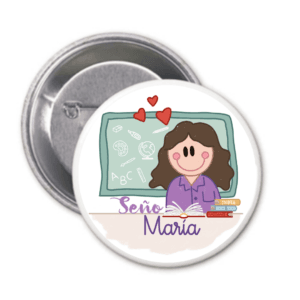 chapa personalizada seño o profe