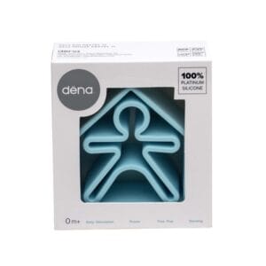 Molde silicona 1 kid + house azul pastel