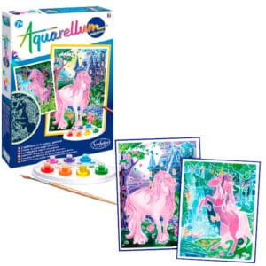 Aquarellum fluorescentes unicornios