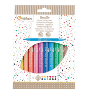 Pack 12 rotuladores de Doble Punta