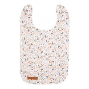 Este bonito babero es ligero y cómodo de usar. Cierre a presión con dos medidas. Etiqueta con la marca Little Dutch en la parte delantera.