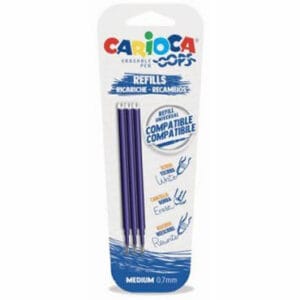 Blister 3 recambio oops azul carioca