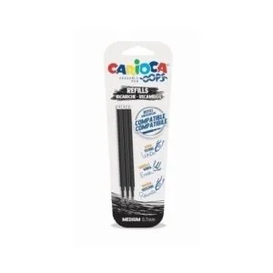 Blister 3 recambio oops negro carioca