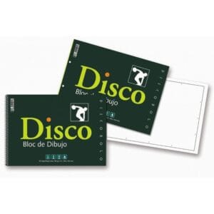 Bloc de dibujo disco con recuadro