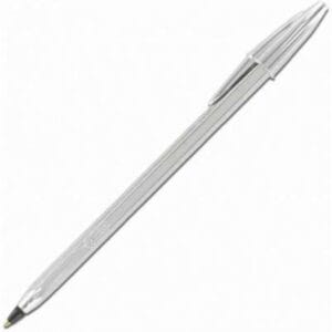 Bolígrafo BIC celebrate plata tinta negra