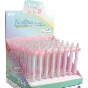 Bolígrafo borrable rosa pastel nube o estrella