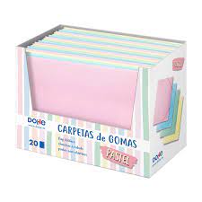 Carpetas de gomas pastel DOHE