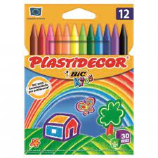 Ceras plastidecor 12 Colores BIC KIDS