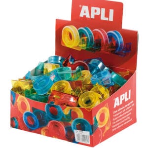 Cinta adhesiva apli mini con dispensador