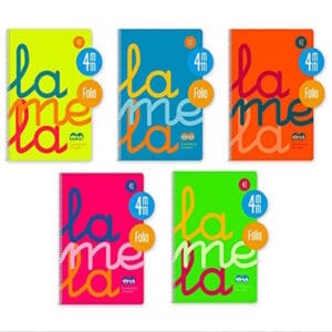 Cuaderno básico lamela A4 plastic 4MM