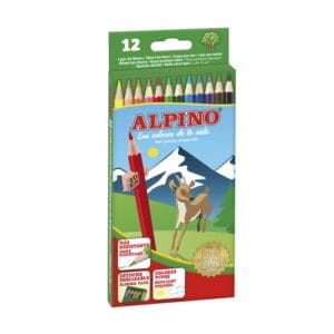 Lápices alpino de 12 colores