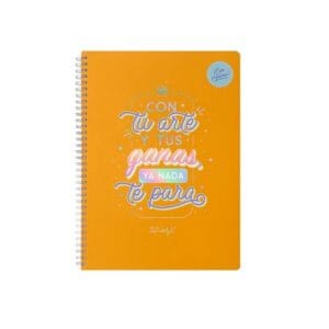Libreta Mr Wonderful - Con tu arte y tus ganas, ya nada te para