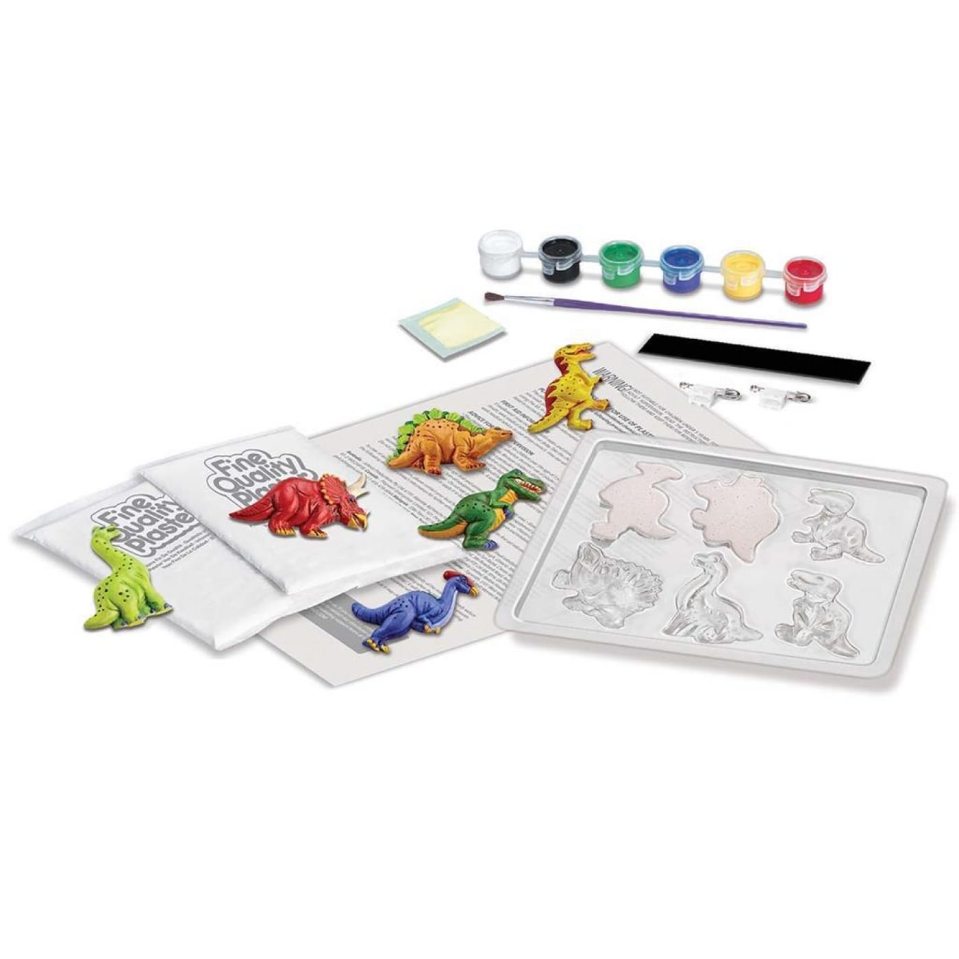 Moldea y pinta dinosaurios 4