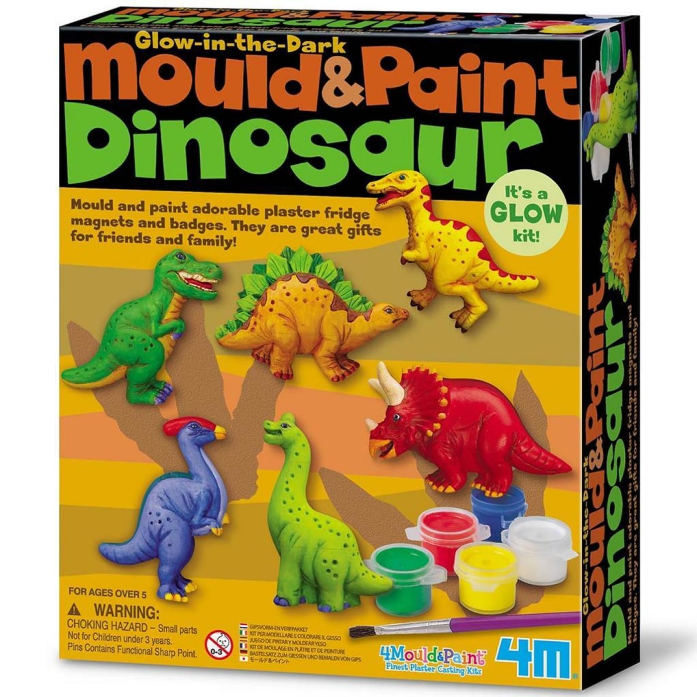 Moldea y pinta dinosaurios Moldea y pinta dinosaurios