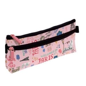 Estuche portatodo 2 cremalleras