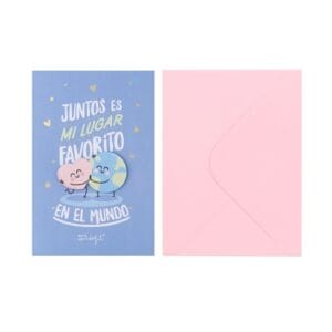 Postal Mr Wonderful - Juntos es mi lugar favorito del mundo
