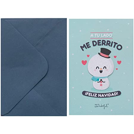 Postal Mr Wonderful - A tu lado me derrito. ¡Feliz Navidad!