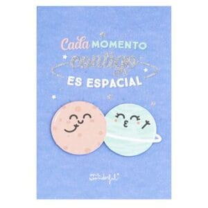 Postal Mr Wonderful - Cada momento contigo es espacial