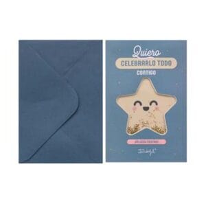 Postal Mr Wonderful - Quiero celebrarlo todo contigo. ¡Felices Fiestas!