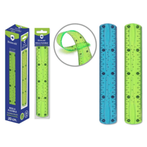 Regla PVC flexible 20 cm