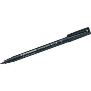Rotulador lumocolor negro punta F staedtler