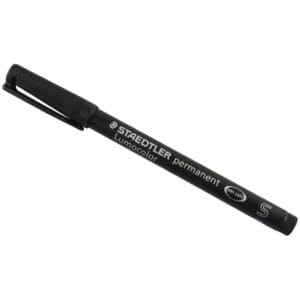 Rotulador lumocolor negro punta S staedtler