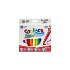 Rotuladores Carioca Jumbo 12 Colores