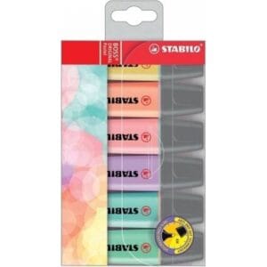 Rotuladores stabilo boss 6 colores