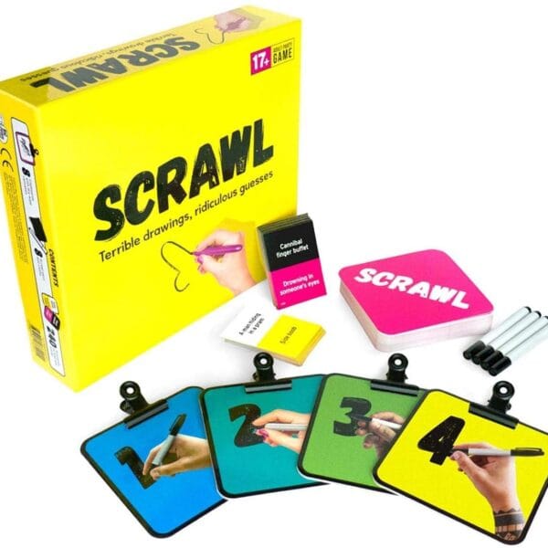 Scrawl Mercurio – Juego de dibujos para adultos desde 17 años
