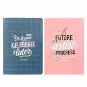 Set de dos libretas A5 Mr Wonderful- Do it now, celebrate.. Set de dos libretas A5 Mr Wonderful- Do it now, celebrate.