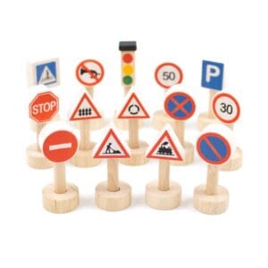 ¡STOP, debemos parar, nos lo indica la señal! Con este conjunto de señales de tráfico descubrir su significado se convierte en un juego.