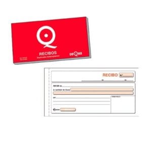 Talonario recibos 1/3 Dequa
