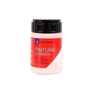 Témpera pintura pajarita rosa