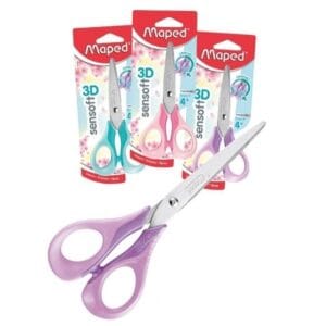 Tijera sensoft Maped pastel