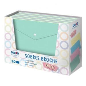 carpeta broche dohe pastel