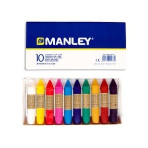 Cera manley 10 ceras blandas colores surtidos