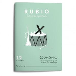 Cuadernillo rubio n. 12 escritura