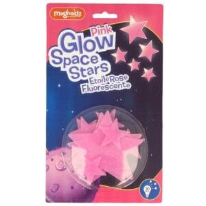 Estrellas rosas fluorescentes