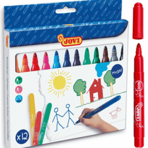 Rotulador Jovi Maxi 12 colores surtidos