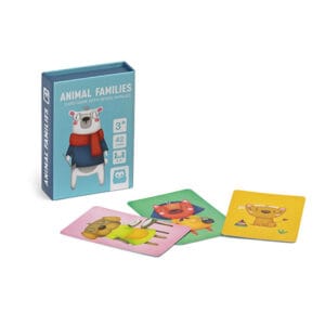 Juego de cartas animal family