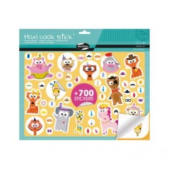 Maxi libro 8h pegatinas stick maildor animales