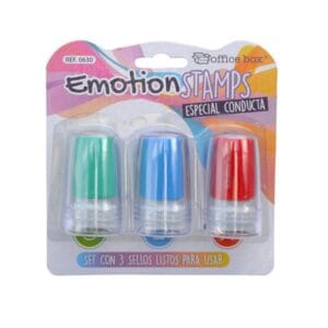 Sellos emotion stamps set 3 unidades