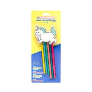 6 Lápices con goma de borrar para no dejar de soñar - Unicornio