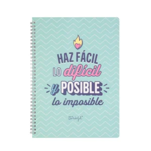 Libreta – Haz fácil lo difícil y posible lo imposible