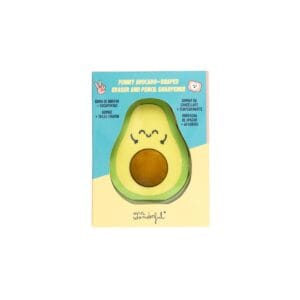 Pack de goma + sacapuntas - Aguacate