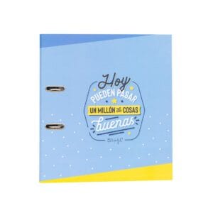 Archivador de anillas con palanca - Hoy pueden pasar un millón de cosas buenas