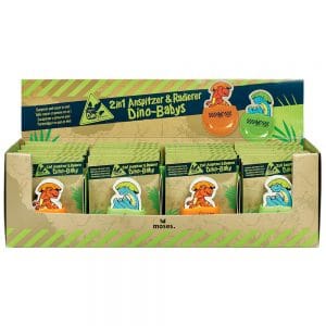 Sacapuntas y goma Dinos