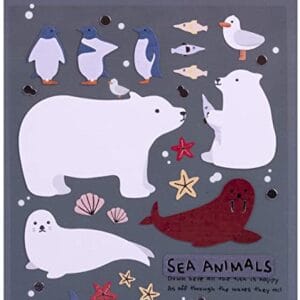 Pegatinas sea animals apli