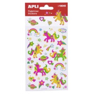 Pegatinas unicornios Apli